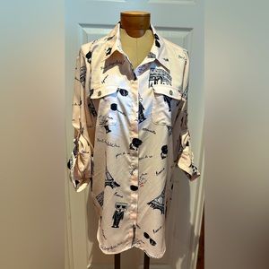 Karl Lagerfeld PARIS Blouse Sz L